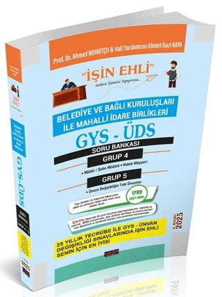 GYS-ÜDS Belediye ve Bağlı Kuruluşları Mahalli İdare Birlikleri Personeli Grup 4-5 Soru Bankası | Savaş Yayınevi (Ciltsiz) - Resim 1