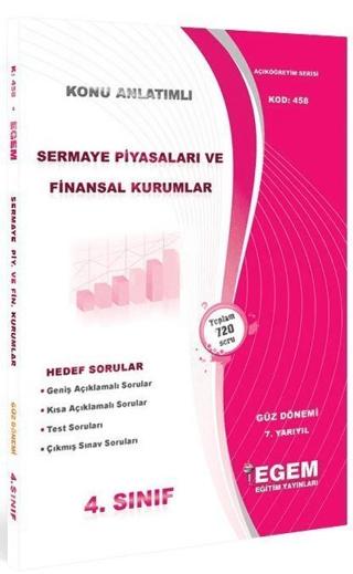 4. Sınıf Sermaye Piyasaları ve Finansal Kurumlar Konu Anlatımlı Soru Bankası (Kod 458)