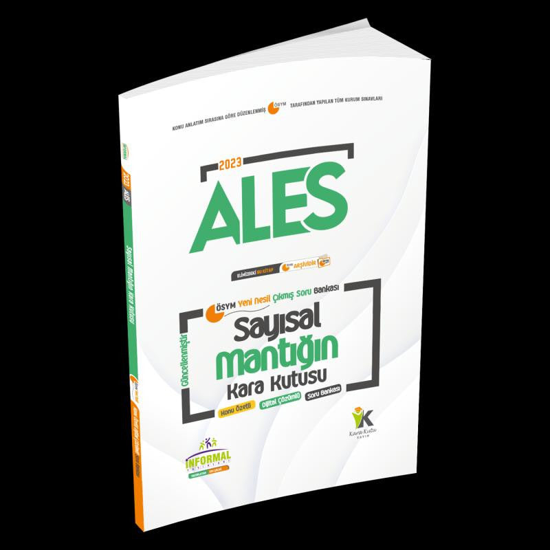 ALES SAYISAL Mantık Kara Kutu Konu Özetli Dijital Çözümlü ÖSYM Çıkmış Soru Havuzu Bankası - Percy Stafford Allen kitap kapağı