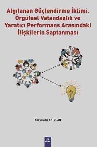 Algılanan Güçlendirme İklimi Örgütsel Vatandaşlık ve Yaratıcı Performans Arasındaki İlişkilerin Saptanması - Abdülkadir Akturan kitap kapağı