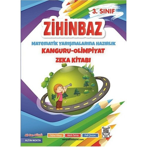 Altın Nokta Yayınevi 3.Sınıf Zihinbaz Matematik Yarışmalarına Hazırlık - Ali Can Güllü kitap kapağı