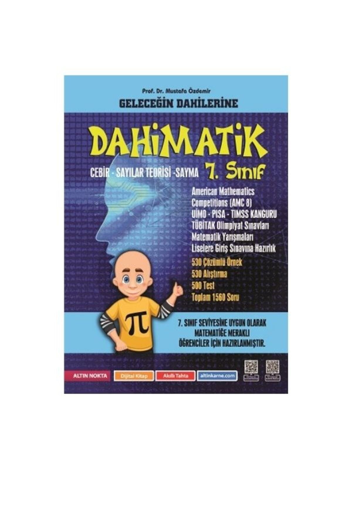 Altın Nokta Yayınları7. Sınıf Dahimatik Matematik Yarışmalarına İlk Adım Altın Nokta Nartest kitap kapağı