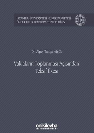 Vakıaların Toplanması Açısından Teksif İlkesi | On İki Levha Yayınları (Ciltli) - Resim 1