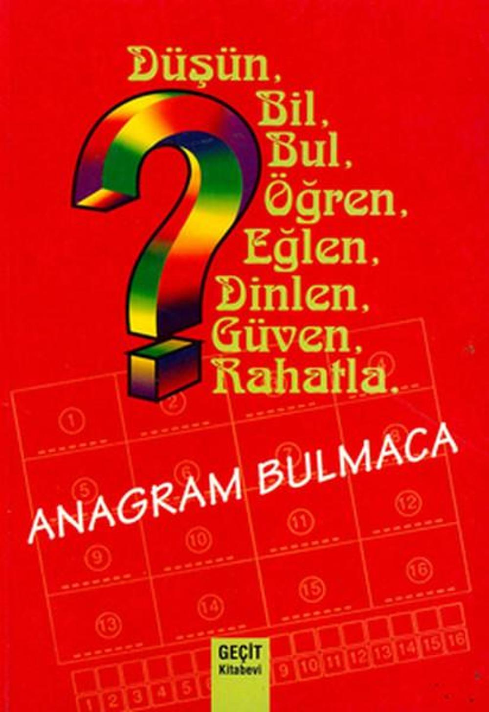 Anagram Bulmaca | Geçit