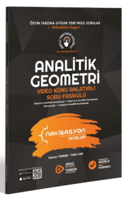 Navigasyon Yayınları Analitik Geometri Video Konu Anlatımlı Soru Fasikülü - Osman Türker kitap kapağı