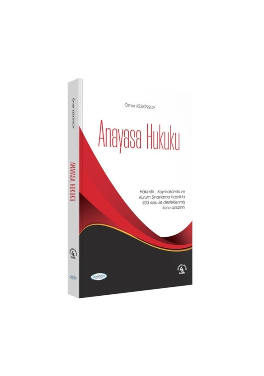 Anayasa Hukuku 4. Baskı Monopol Yayınları kitap kapağı