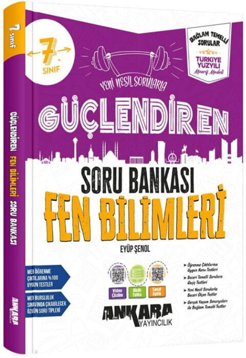 Ankara 7. Sınıf Fen Bilimleri Güçlendiren Soru Bankası Ankara Yayıncılık kitap kapağı