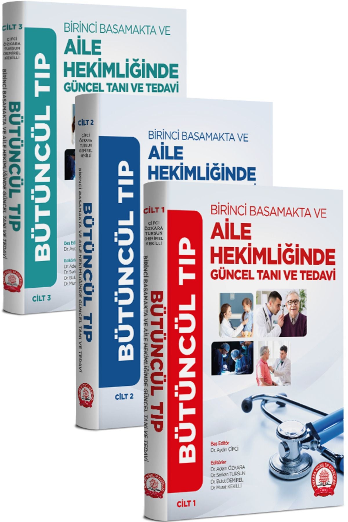 Bütüncül Tıp Birinci Basmakta Ve Aile Hekimliğinde Güncel Tanı-Tedavi 3 Cilt kitap kapağı