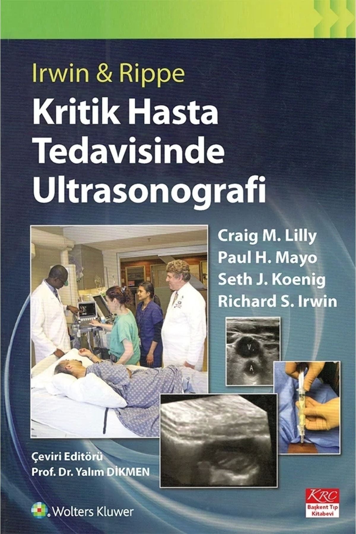 Irvın & Rıppe Kritik Hasta Tedavisinde Ultrasonografi kitap kapağı