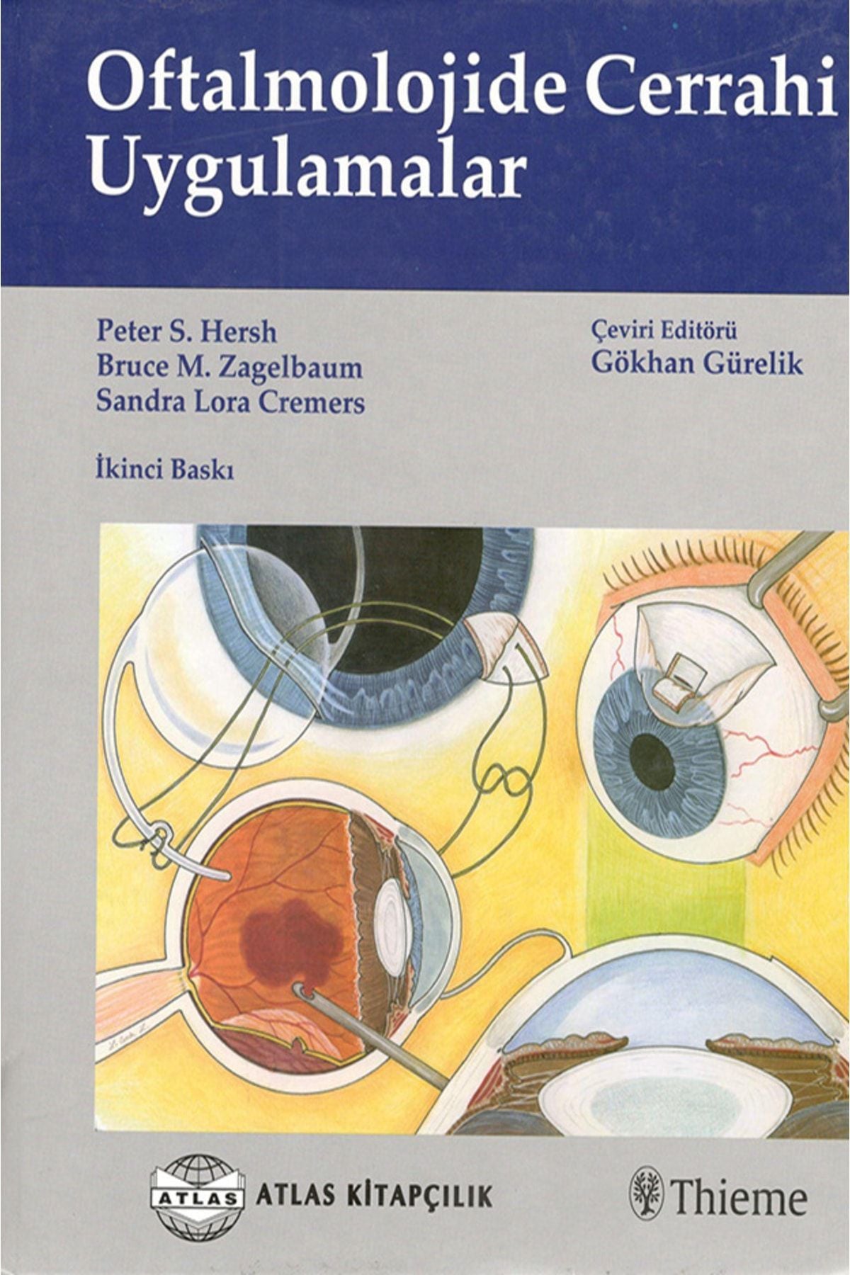 Oftalmolojide Cerrahi Uygulamalar kitap kapağı