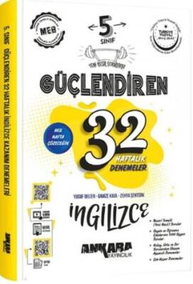 5. Sınıf Güçlendiren İngilizce 32 Haftalık Denemeler - Kolektif kitap kapağı