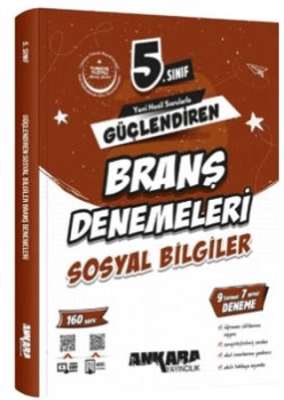 5. Sınıf Sosyal Bilgiler Güçlendiren Branş Denemeleri - Kolektif kitap kapağı