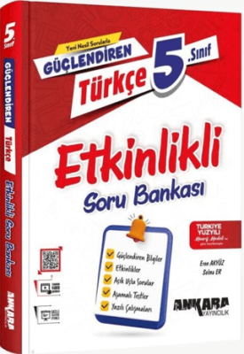 5. Sınıf Türkçe Güçlendiren Etkinlikli Soru Bankası - Eren Akyüz kitap kapağı