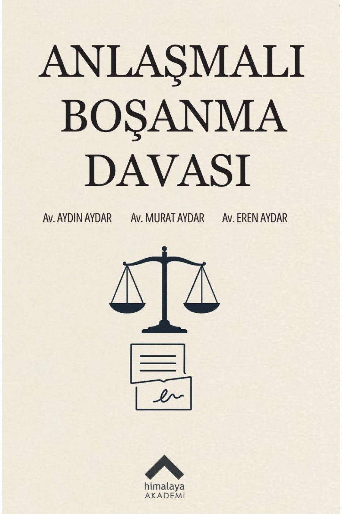 Anlaşmalı Boşanma Davası kitap kapağı