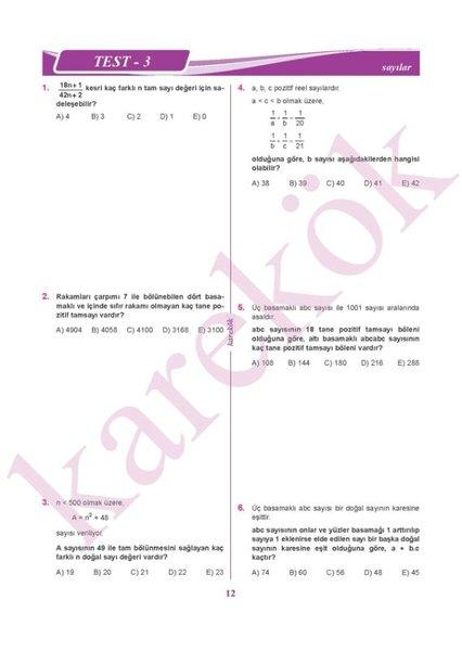 Matematik Zoru Bankası | Karekök Eğitim Yayın (İnce Kapak) - Resim 6