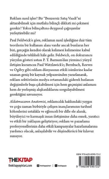 Aldatmacanın Anatomisi - Reklamcılık Hakkında Farklı Düşünmek | The Kitap (İnce Kapak) - Resim 2