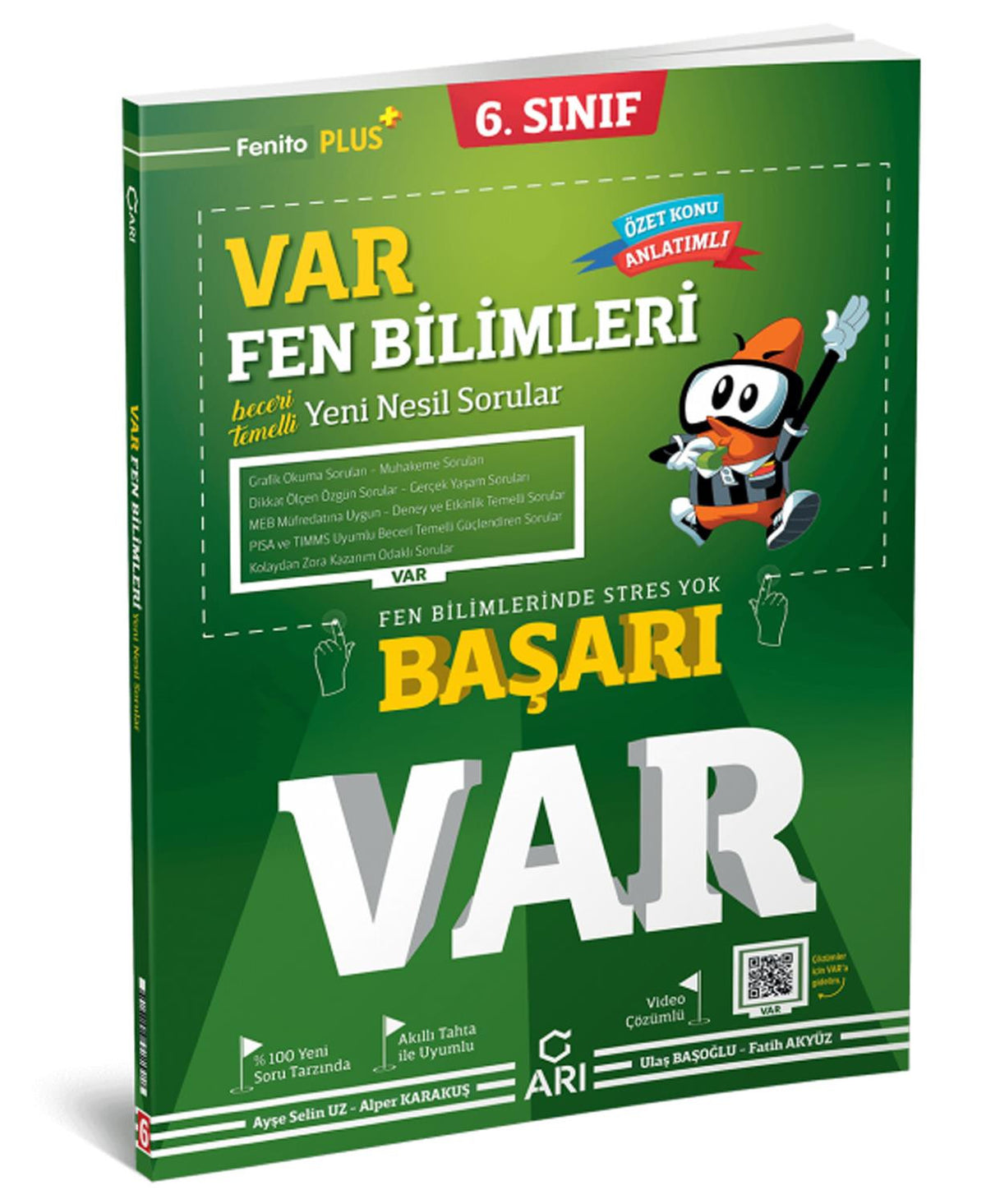 Arı Yayınları 6. Sınıf Var Fen Bilimleri Soru Bankası 2021-2022 - Kolektif kitap kapağı