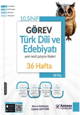 Armada 10. Sınıf Görev Türk Dili ve Edebiyatı Yeni Nesil Çalışma Föyleri 36 Hafta Yeni - Merve Karadaş kitap kapağı