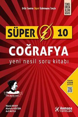 10. Sınıf Coğrafya Süper Soru Kitabı Yeni Nesil - Arif Mutlu kitap kapağı