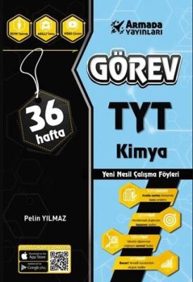 Armada Yayınları Görev Yks Tyt Kimya Çalışma Föyleri (36 Hafta) - Pelin Yılmaz kitap kapağı