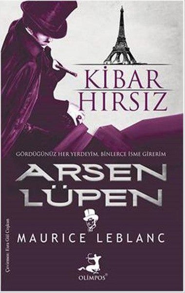 Arsen Lüpen-Kibar Hırsız - Maurice Leblanc kitap kapağı