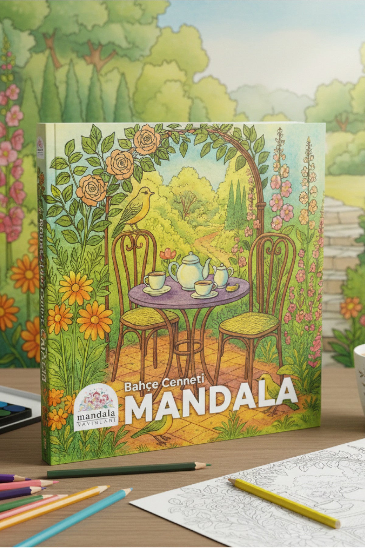 Art Terapi Mandala Yayınları Cep Boy Mandala Büyükler İçin Boyama Kitabı kitap kapağı