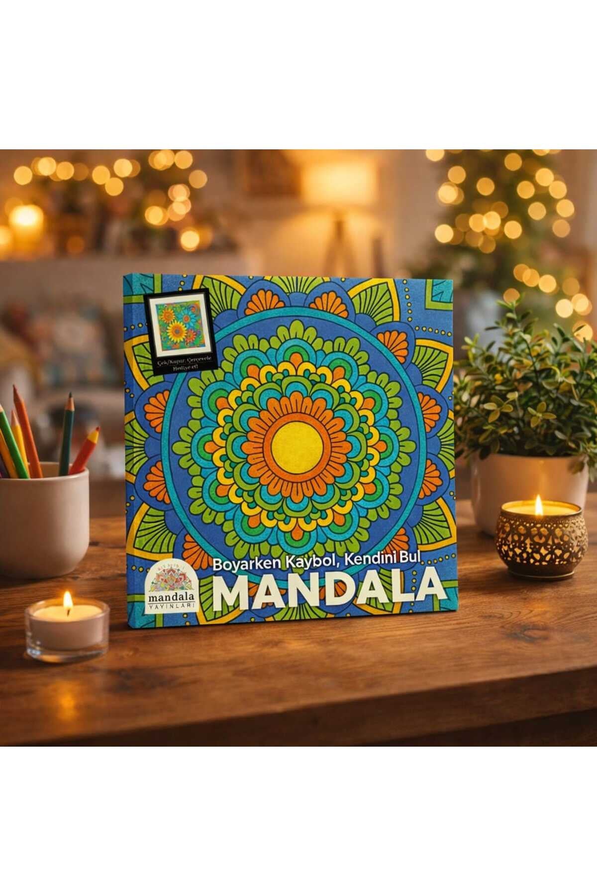 Art Terapi Mandala Yayınları Mandala Boyarken Kaybol, Kendini Bul Yetişkinler İçin Boyama Kitabı Boyama Kitabı kitap kapağı