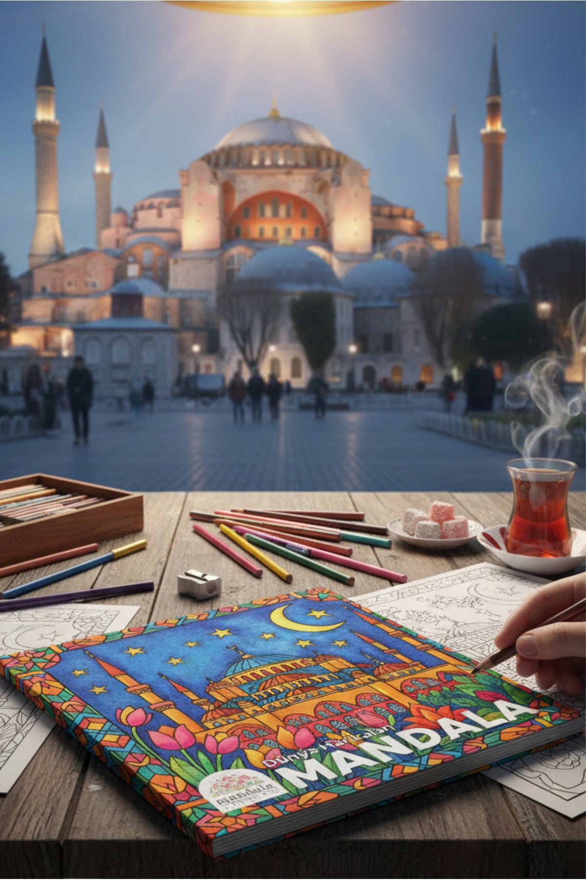 Art Terapi Mandala Yayınları Mandala Yetişkinler İçin Boyama Kitabı kitap kapağı