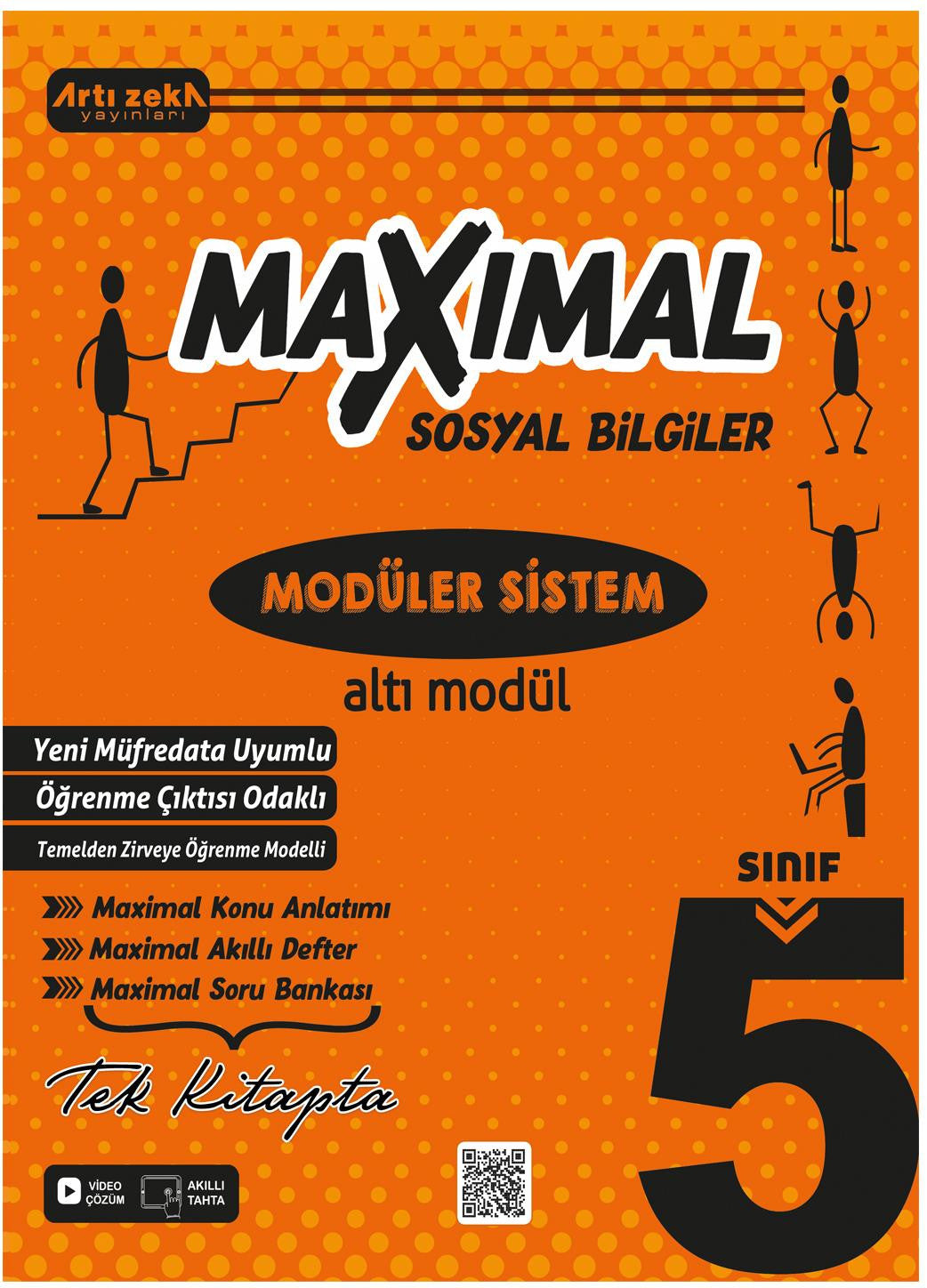 Artı Zeka Yayınları 5 Sınıf Maximal Sosyal Bilgiler Modüler Set (6 Modül) kitap kapağı