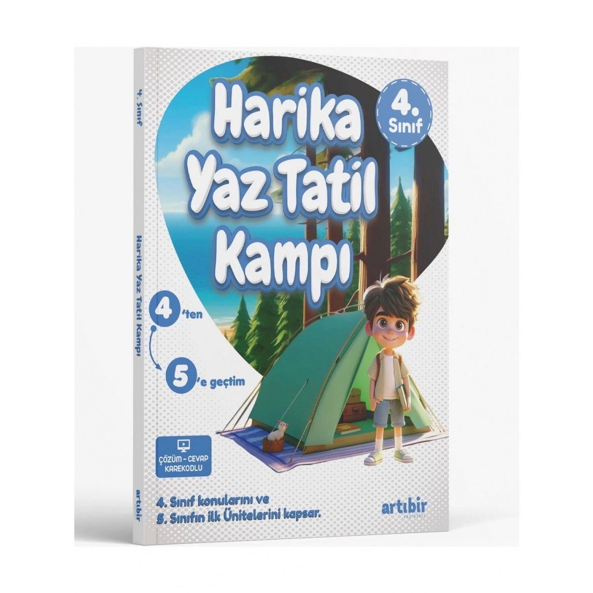 Artıbir Yayınları 4. Sınıf Harika Yaz Tatili Kitabı 5. Sınıfa Geçiş İçin 104 Sayfa kitap kapağı