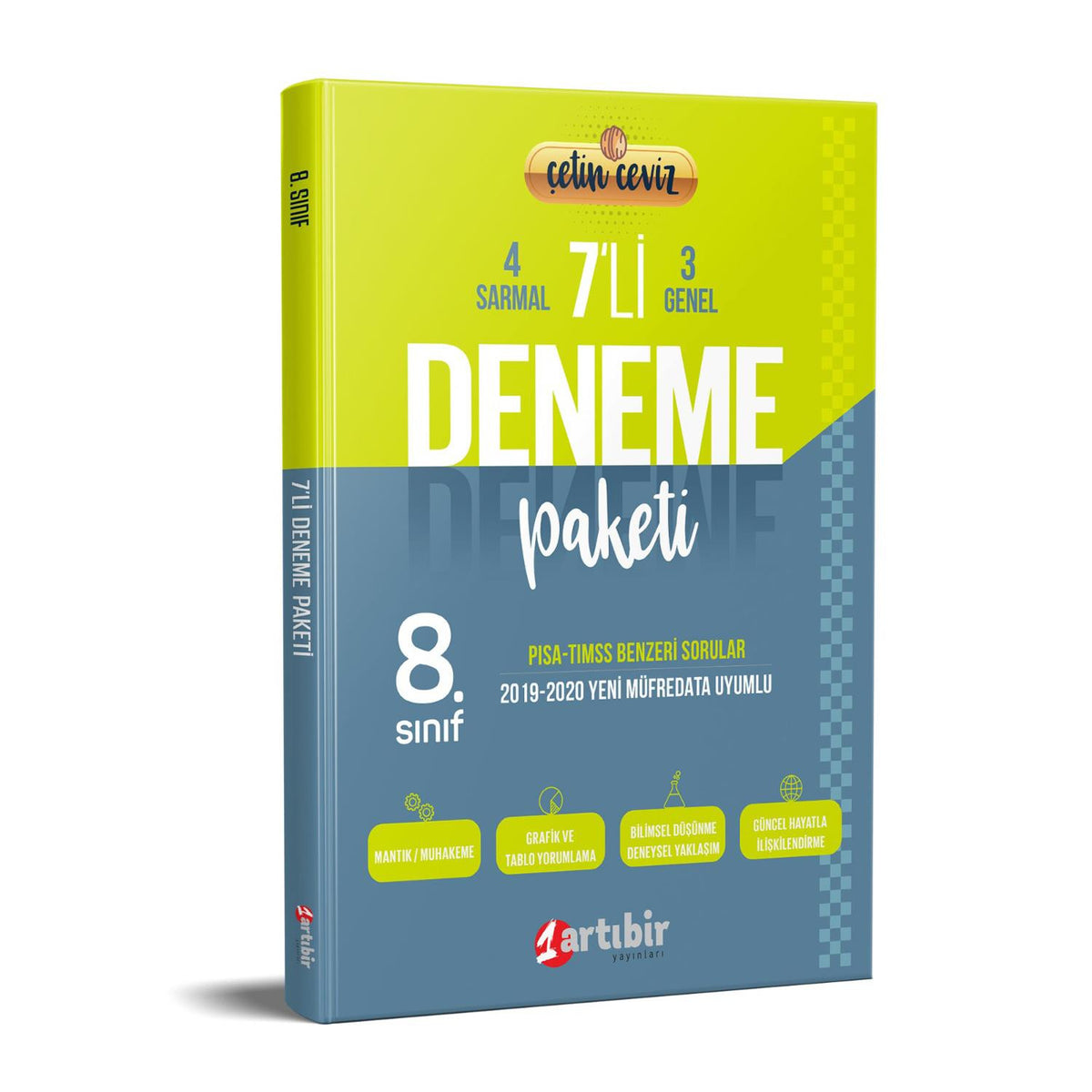 Artıbir Yayınları 8. Sınıf Lgs Çetin Ceviz 7'Li Deneme - Kolektif kitap kapağı