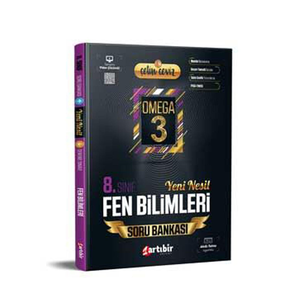 Artıbir Yayınları 8. Sınıf Lgs Fen Bilimleri Çetin Ceviz Omega Soru Bankası kitap kapağı