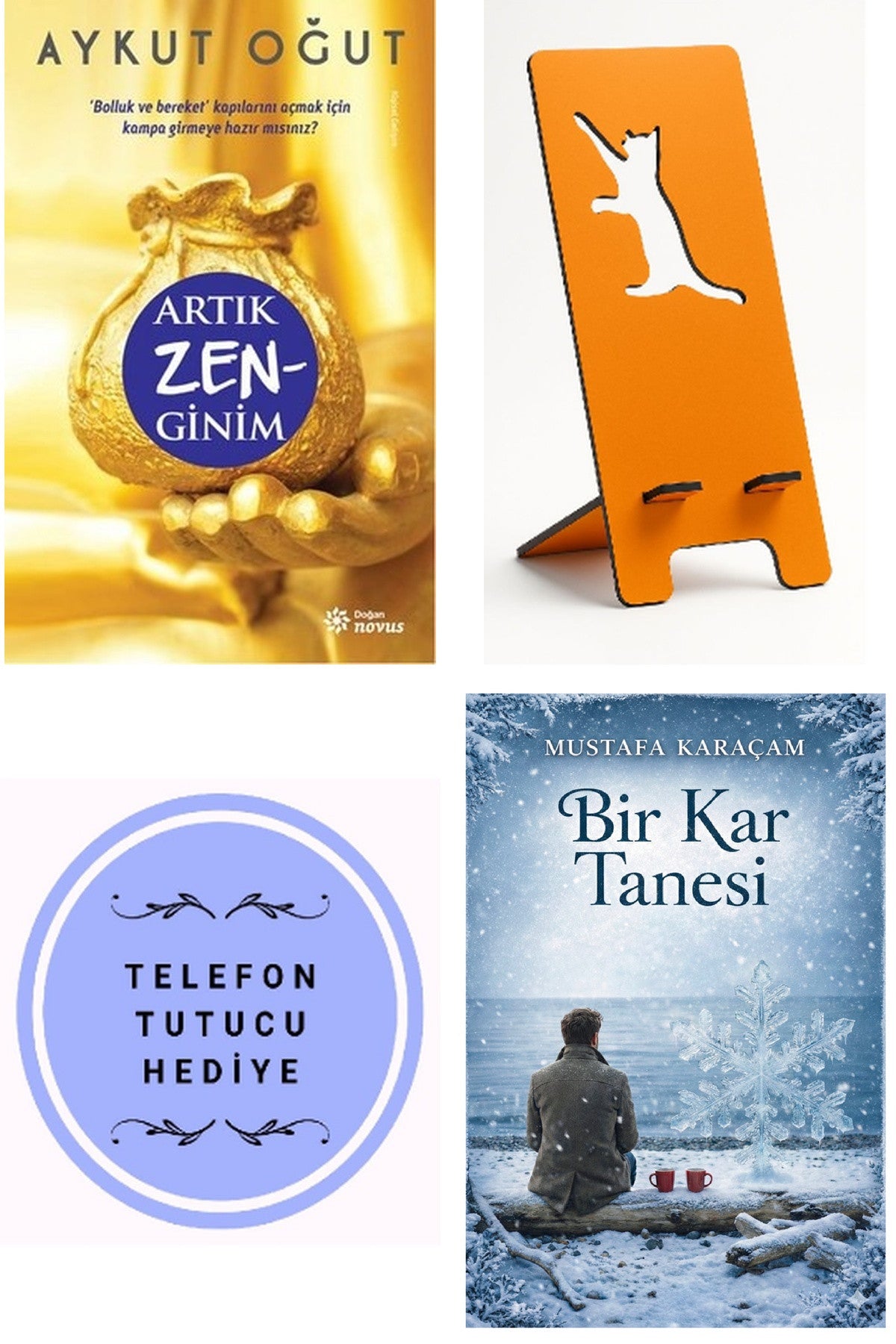 Artık Zen-Ginim - Aykut Oğut + Telefon Tutucu + Bir Kar Tanesi kitap kapağı