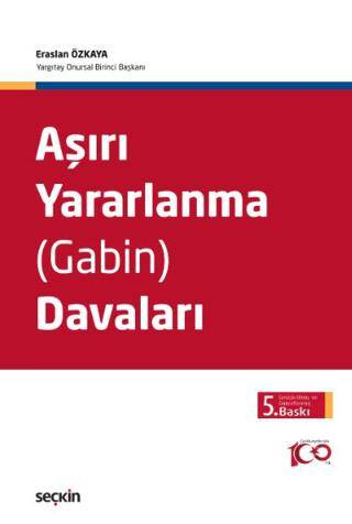 Aşırı Yararlanma Gabin Davaları - Eraslan Özkaya kitap kapağı