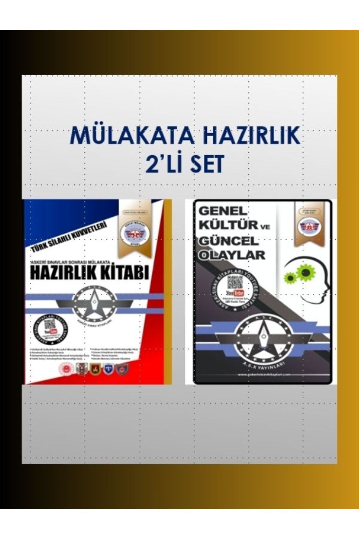 Askeri Sınav Kitapları Askeri Sınavlar Sonrası Mülakata Hazırlık 2’Li Set kitap kapağı