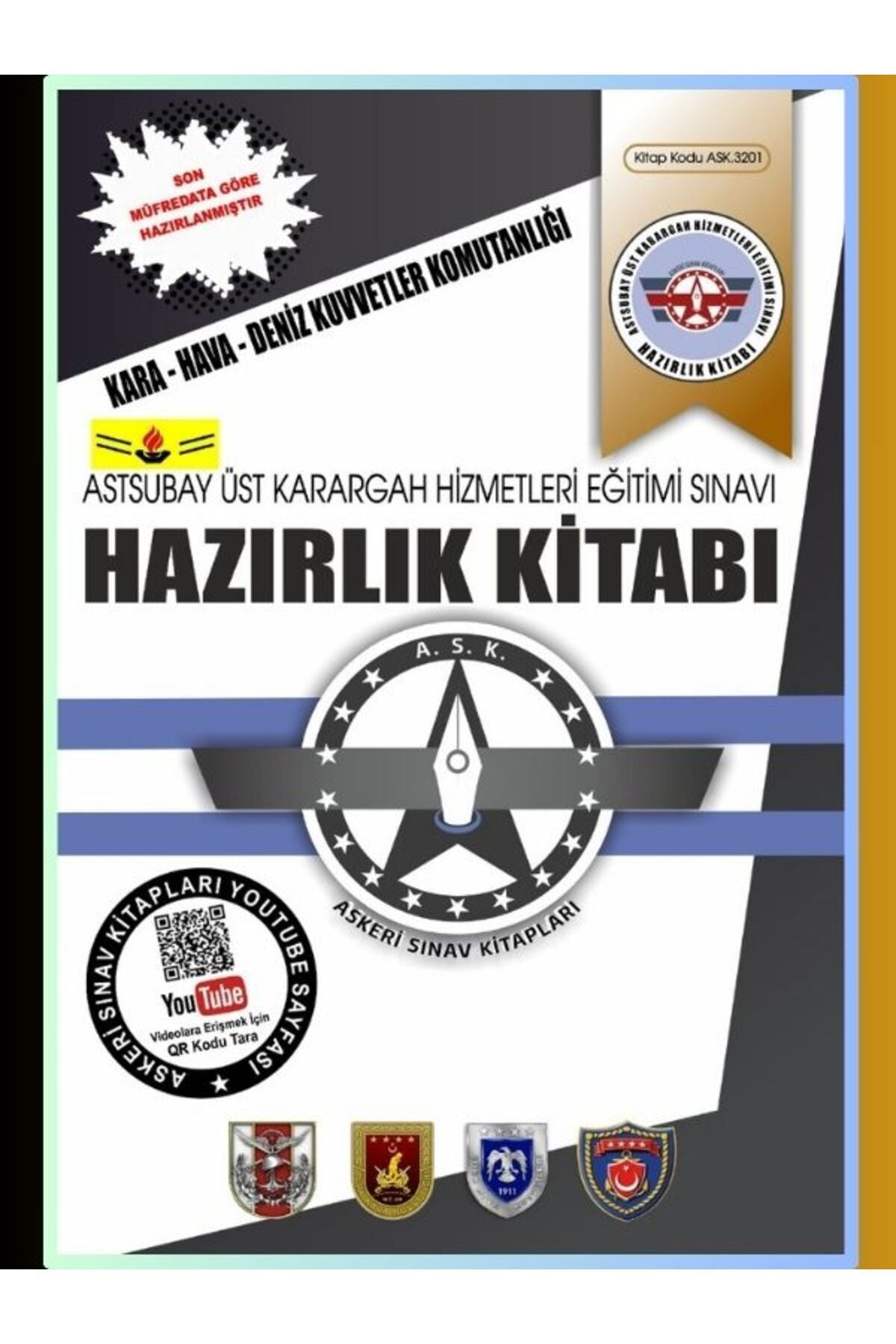 Askeri Sınav Kitapları Astsubay Üst Karargah Hizmetleri Eğitimi Sınavına (Aükhe) Hazırlık Kitabı - Doç.Dr.Mehmet ER kitap kapağı