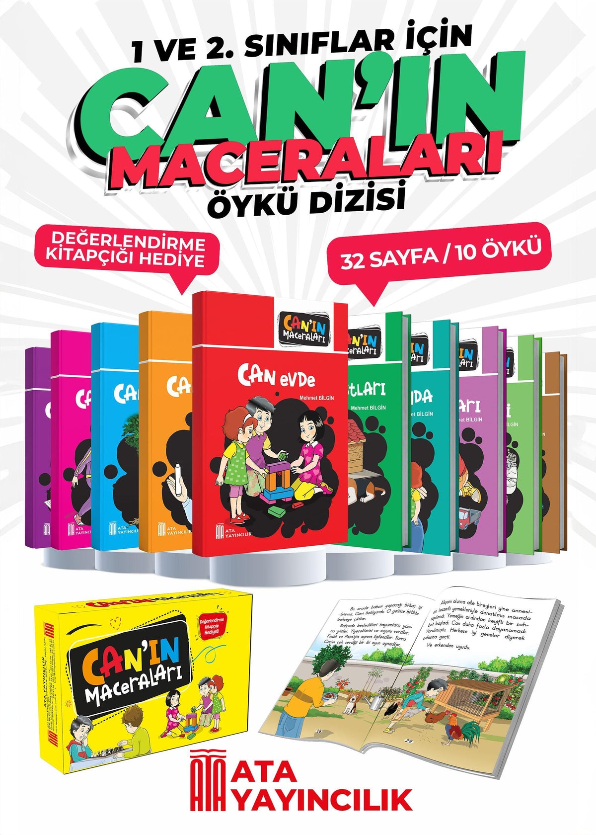 Ata Yayıncılık Can'ın Maceraları kitap kapağı
