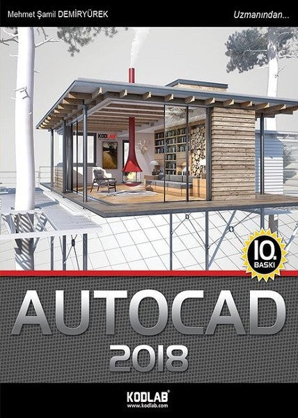 Autocad 2018 - Mehmet Şamil Demiryürek kitap kapağı