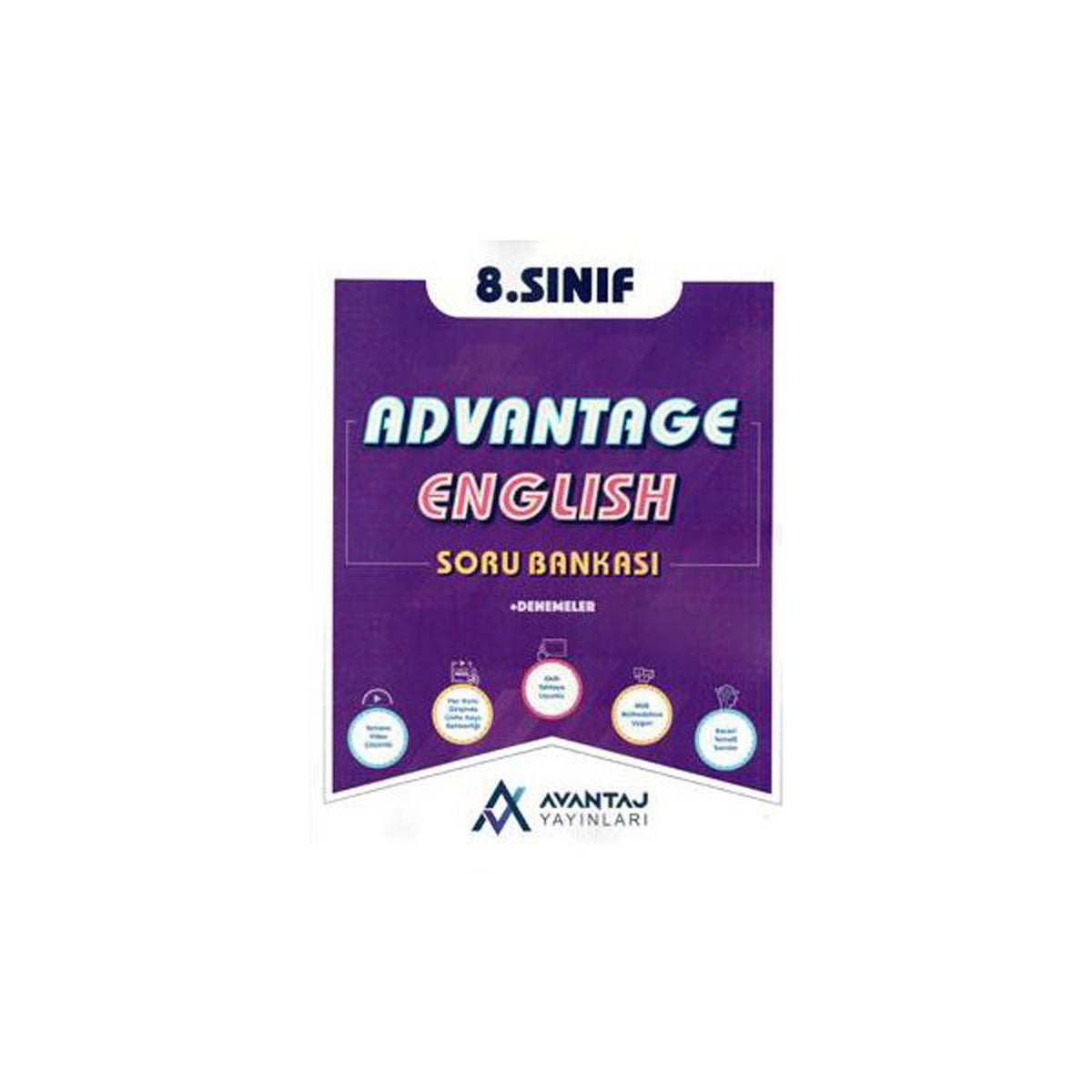 Avantaj Yayınları 8. Sınıf Lgs İngilizce Soru Bankası Advantage English kitap kapağı