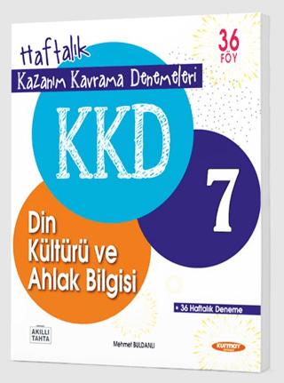 KKD 7. Sınıf Din Kültürü Ve Ahlak Bilgisi Haftalık Kazanım Kavrama Denemeleri | Kurmay Yayınları (Ciltsiz) - Resim 1