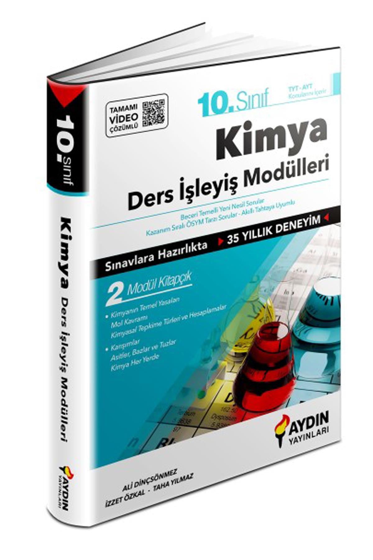 Aydın 10.Sınıf Aydın Kimya Ders İşleyiş Modülleri kitap kapağı