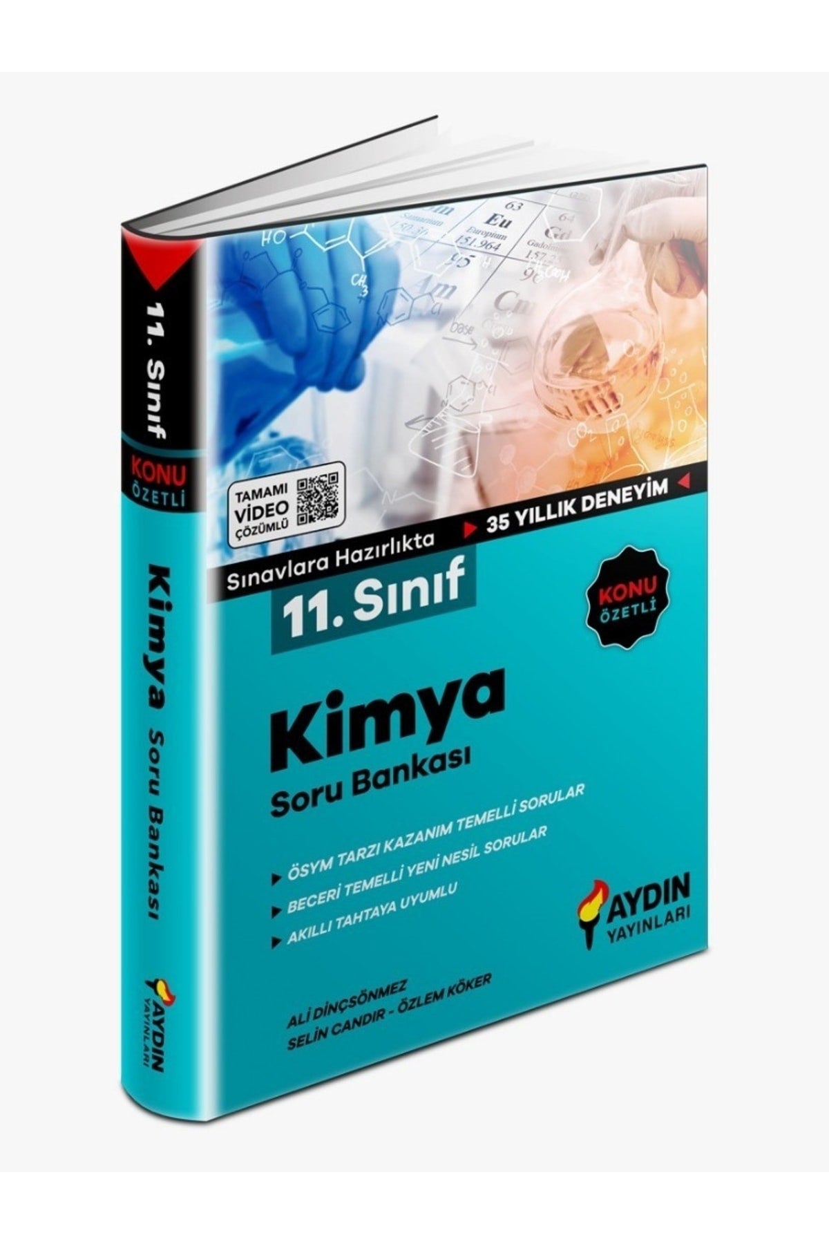Aydın 11. Sınıf Kimya Konu Özetli Soru Bankası - Selin Candır kitap kapağı