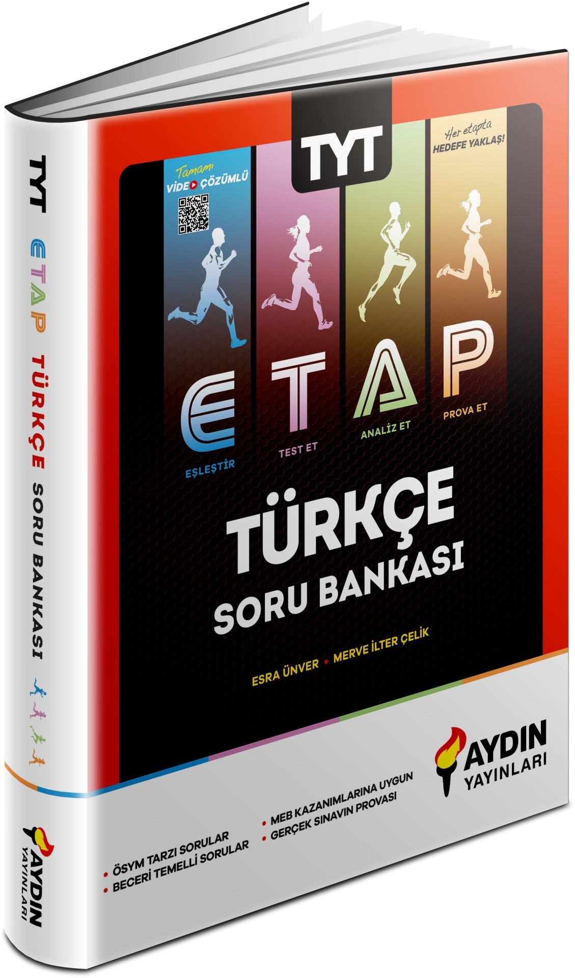 Aydın 2024 Tyt Türkçe Etap Soru Bankası - Kolektif kitap kapağı