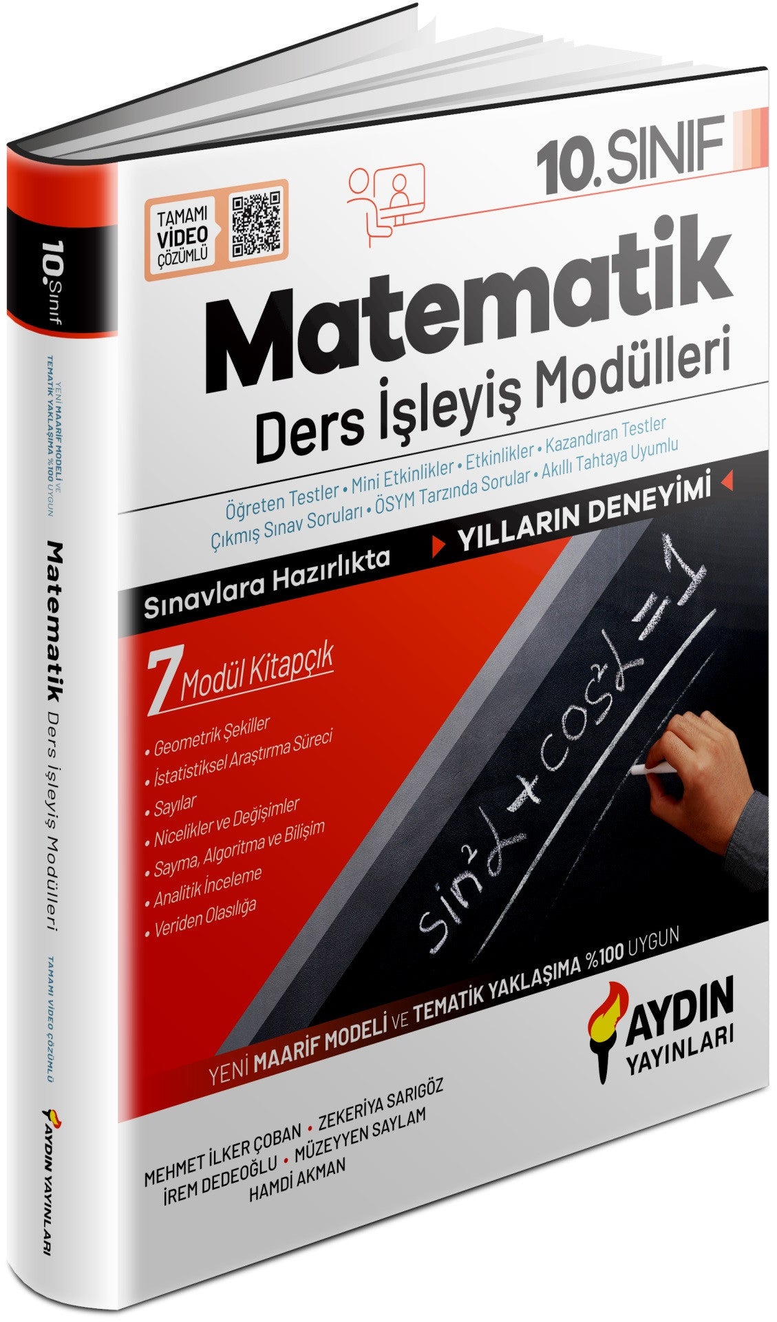 Aydın 2026 10. Sınıf Matematik Ders İşleyiş Modülleri kitap kapağı