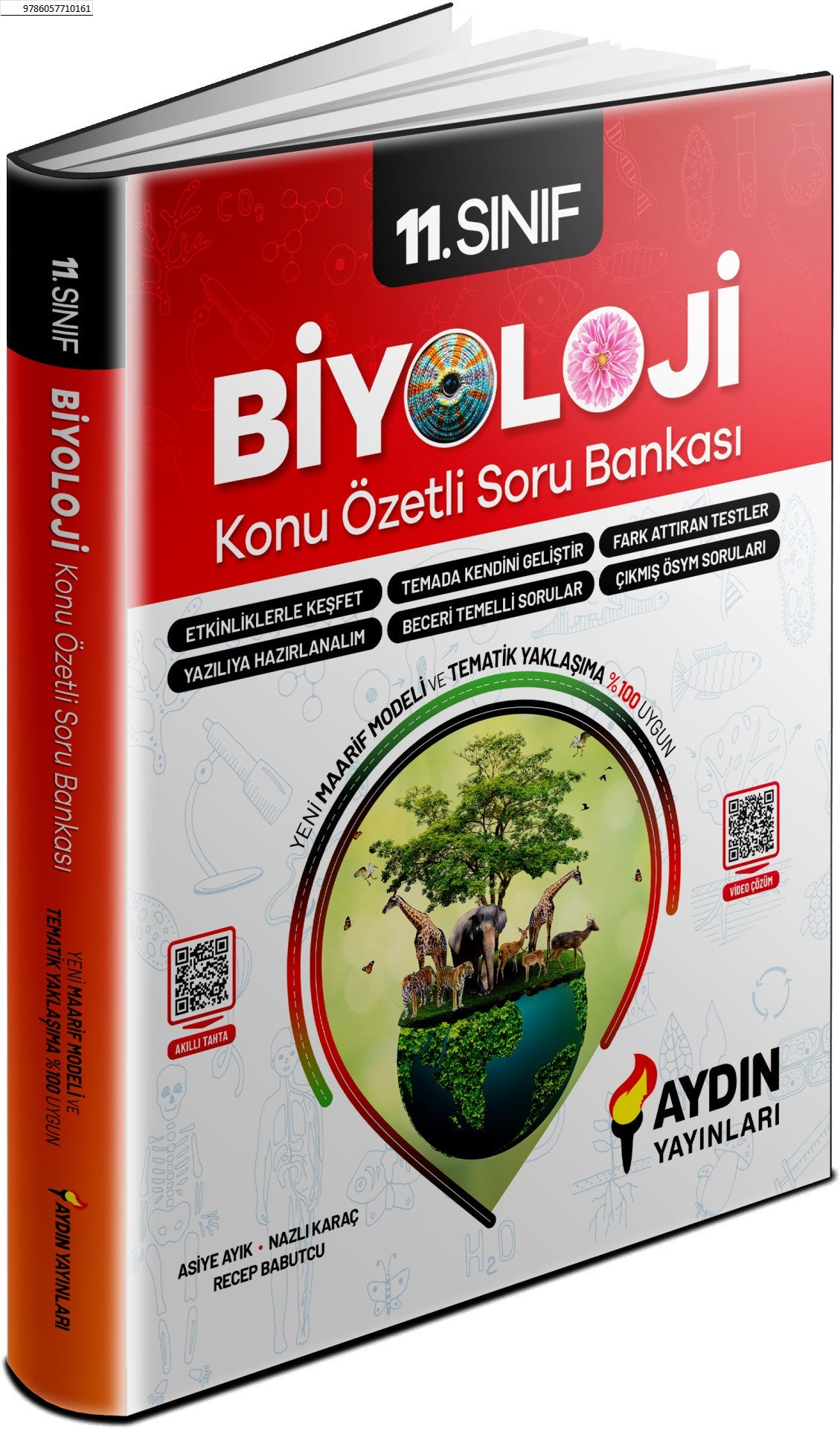 Aydın 2027 11. Sınıf Biyoloji Soru Bankası Maarif Model kitap kapağı