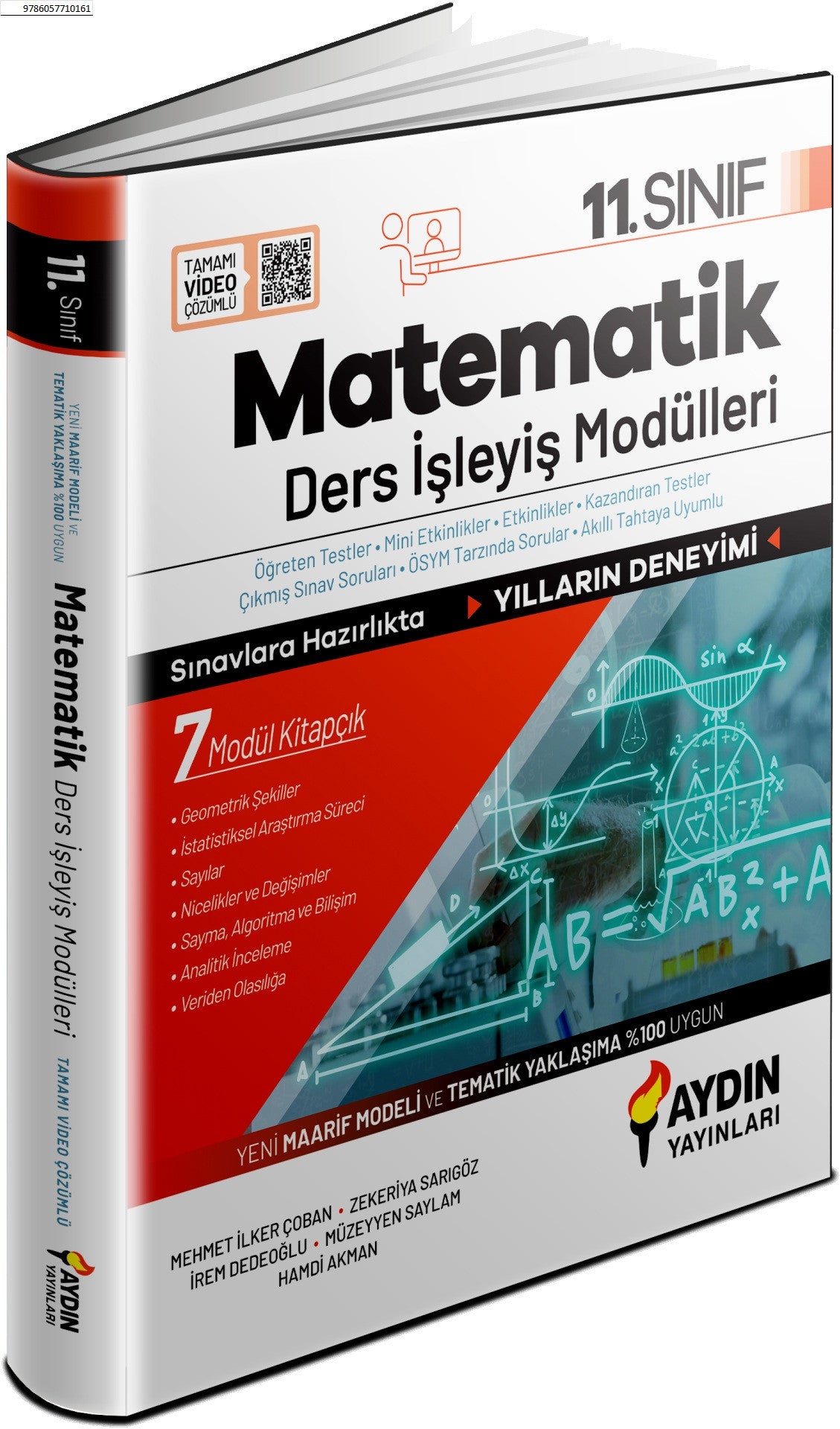 Aydın 2027 11. Sınıf Matematik Ders İşleyiş Modülleri Maarif Model kitap kapağı