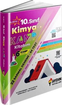 Aydın 2024 10. Sınıf Kimya Kamp Kitabım - Ali Dinçsönmez kitap kapağı