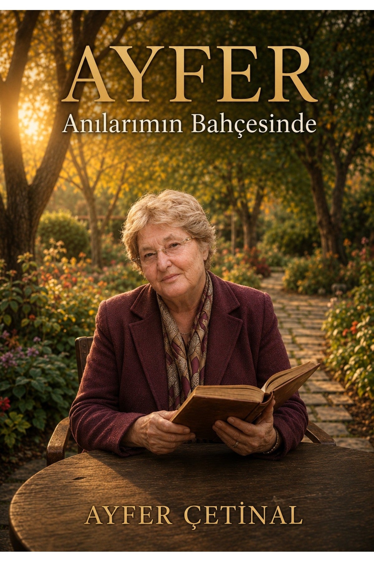 Ayfer Anılarımın Bahçesinde kitap kapağı