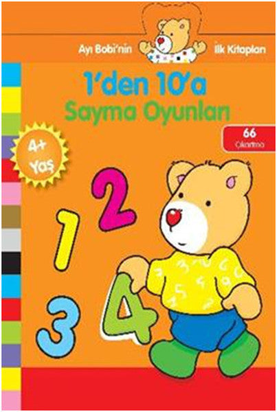 Ayı Bobinin İlk Kitapları 1'den 10'a Sayma Oyunları - Kolektif kitap kapağı