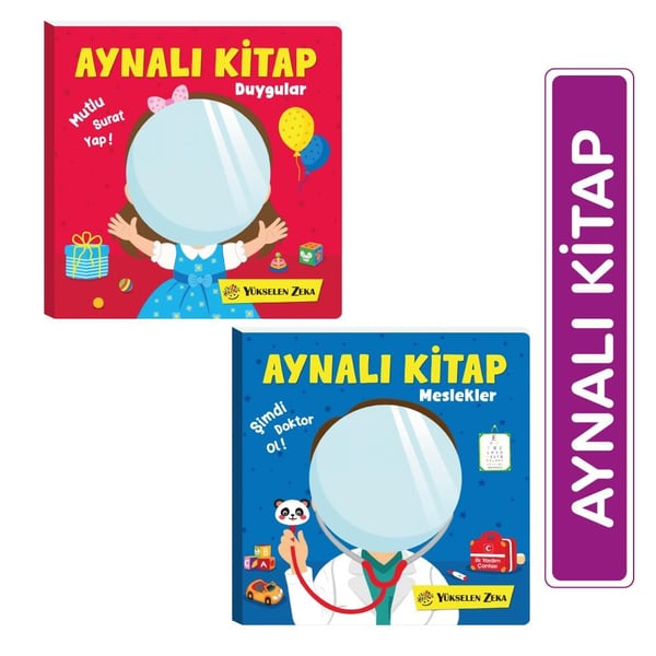 Aynalı Kitap 2'li Set (Duygular - Meslekler) | Yükselen Zeka